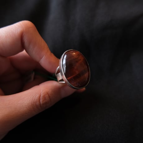 red tiger eye ring