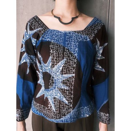 African batik tops