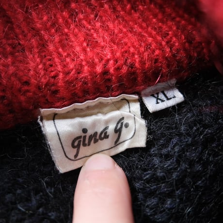 flower knit cardigan / mohair