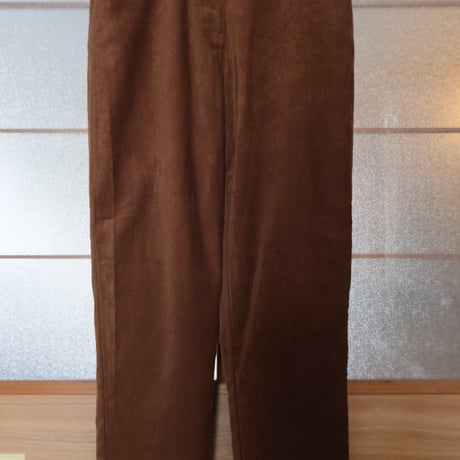 brown velours  pants