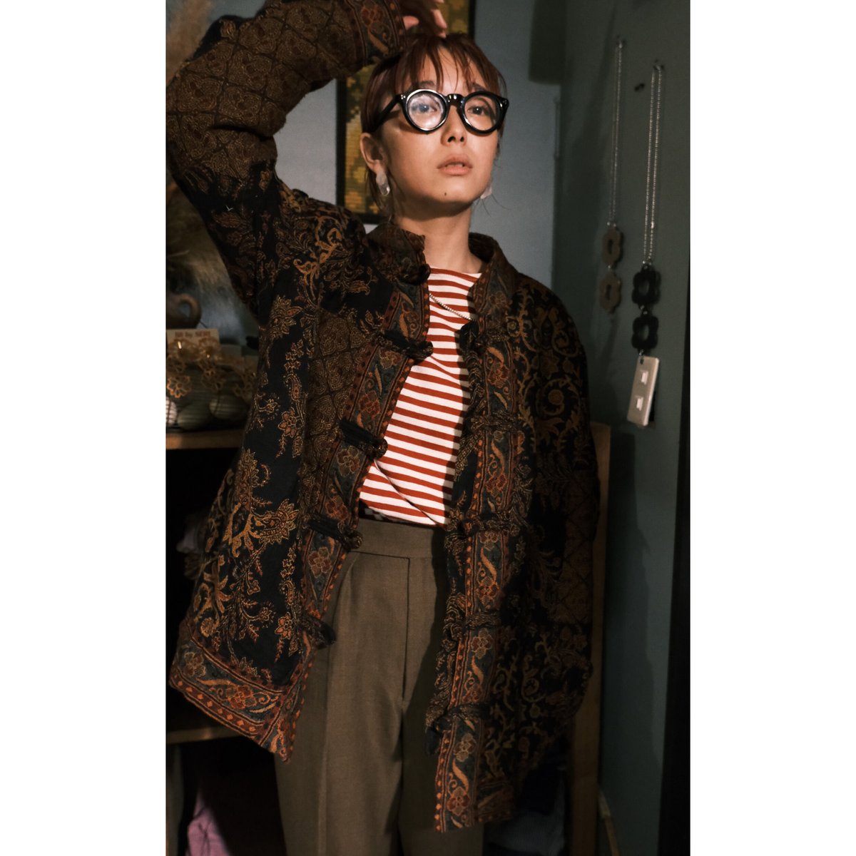 White stag / paisley china jacket | e s k i .