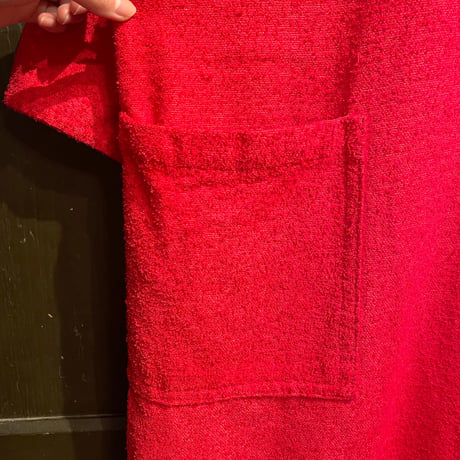 ethnic embroidery cotton coat “red”