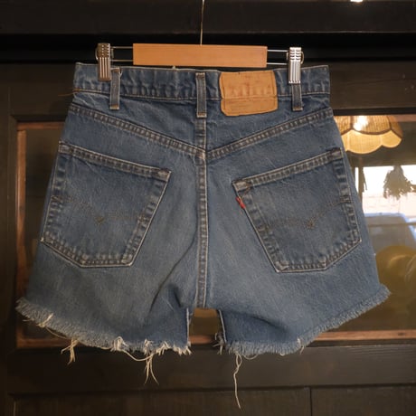 80s Levi's cutoff denim / made in USA