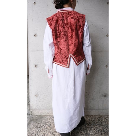 velours vest