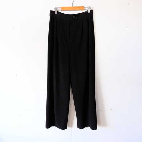 TAKEO NISHIDA / black slacks