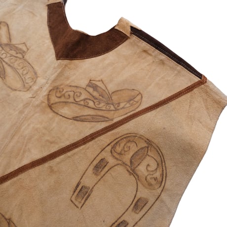 leather poncho