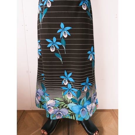 blue flower dress
