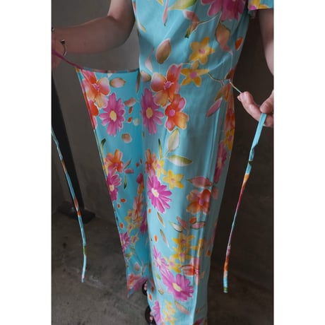 MAGGY LONDON / silk  flower dress