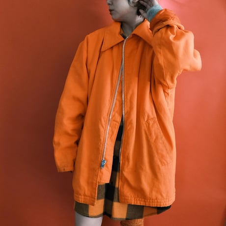 orange big jacket