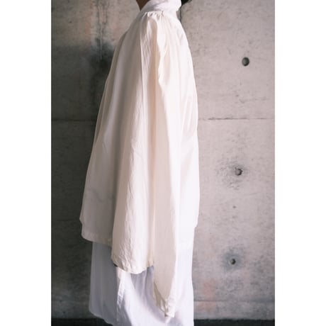 antique smock with smily hairpins