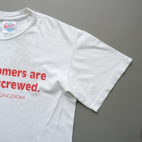 Hanes / olp print tee / white