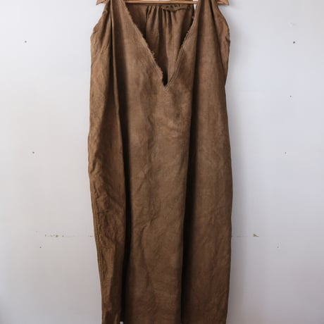 eski.  original dress / overdye "brown"