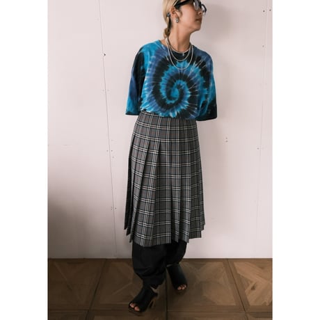 tie-dye big tee / blue