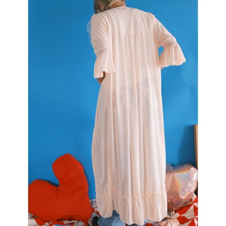 lingerie gown / salmon pink
