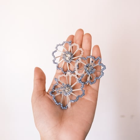 lili by SERI/flower drawing/eski. limited color/ear cuff type