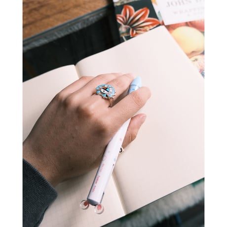 ZUNI / “Sun face” ring