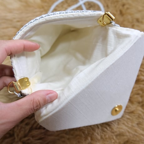 mini white shoulder bag