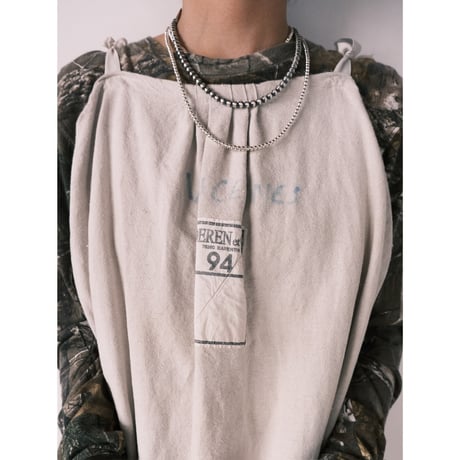eski. × 画楽 / original linen dress