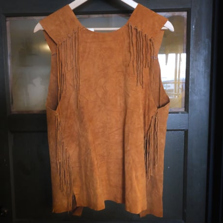 fringe leather vest