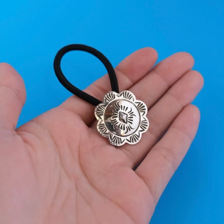 navajo / concho hair tie