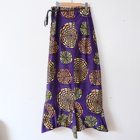 batik wrap skirt