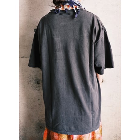 bandanna with fringe beads "navy"