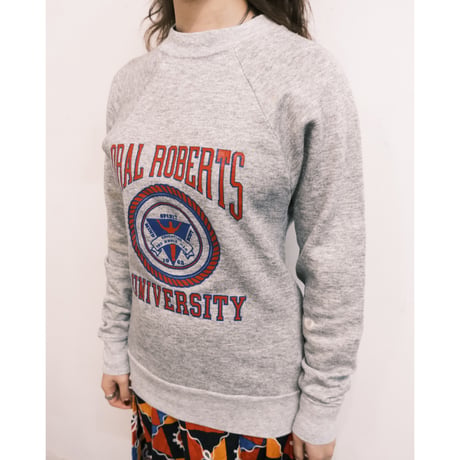 80-90s "JAN SRORT" college print sweat