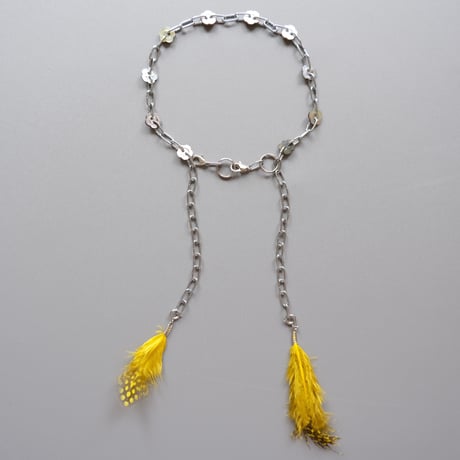 eski. original "shell × chain" necklace