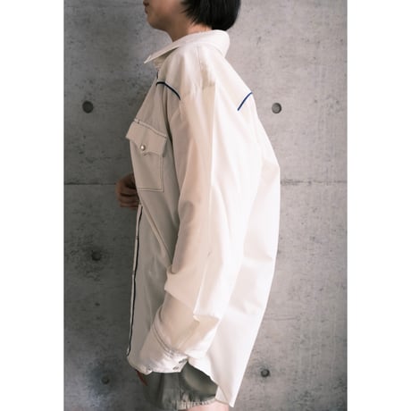 western shirt / white