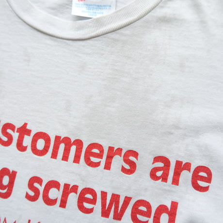 Hanes / olp print tee / white
