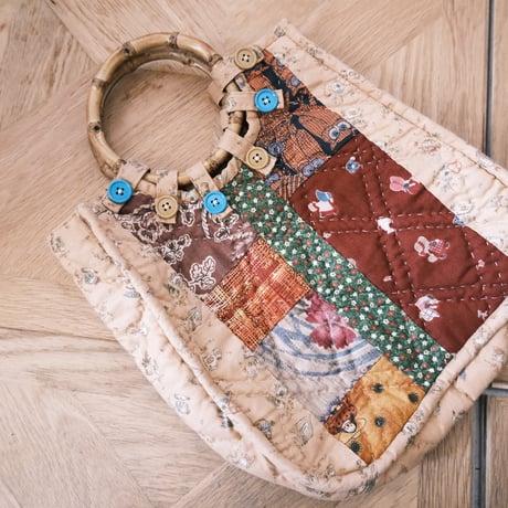patchwork hand bag