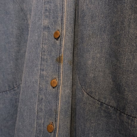 denim long coat