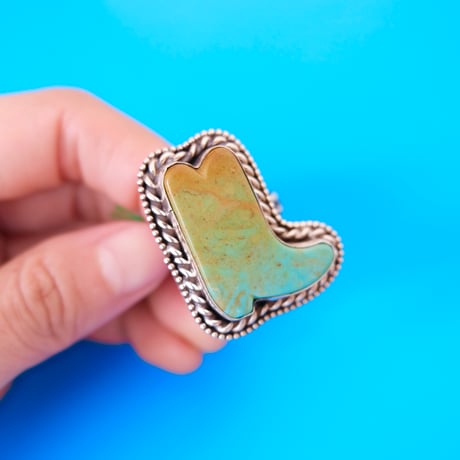 navajo / "western boots" ring