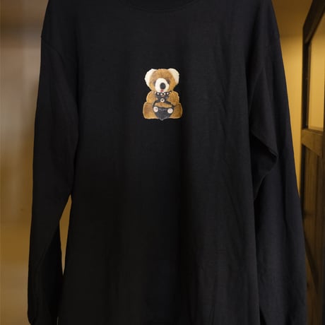 made by teddy / punk teddy L/S tee "black"