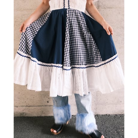gingham check dress