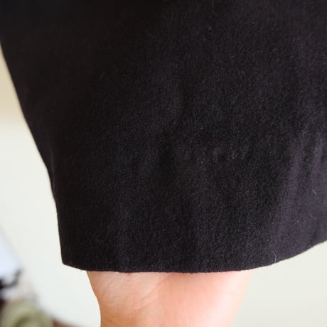 wool marine skirt