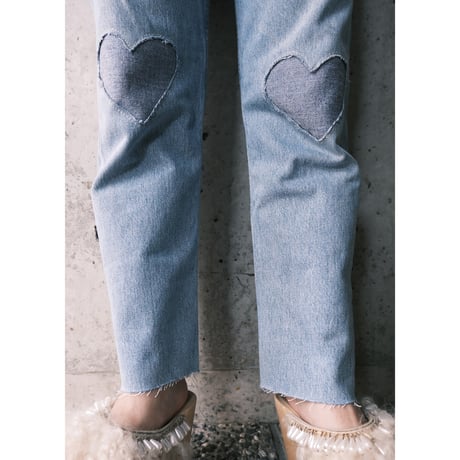eski. original remake "♡" denim