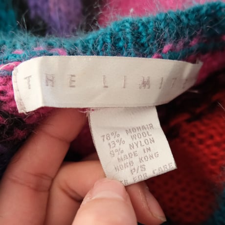 rhombus colorful knit