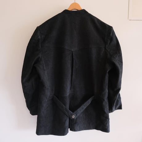Tyrolean leather jacket / black