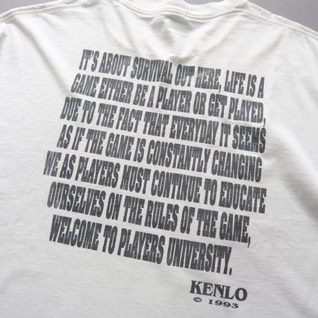 90's anvil / old print tee "P"