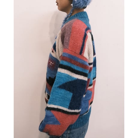 "girl&house" illust knit