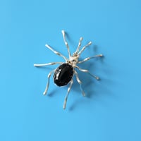 Indian jewelry/ “spider” silver brooch