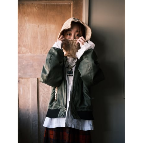 borboleta / balaclava "beige"