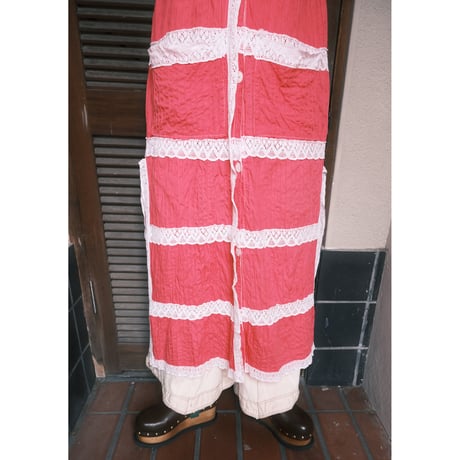 mexican cotton dress / pink
