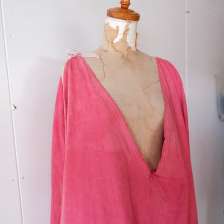 eski.  original dress / overdye "pink × ocher"