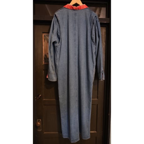 denim long coat