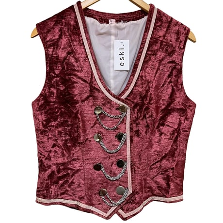velours vest