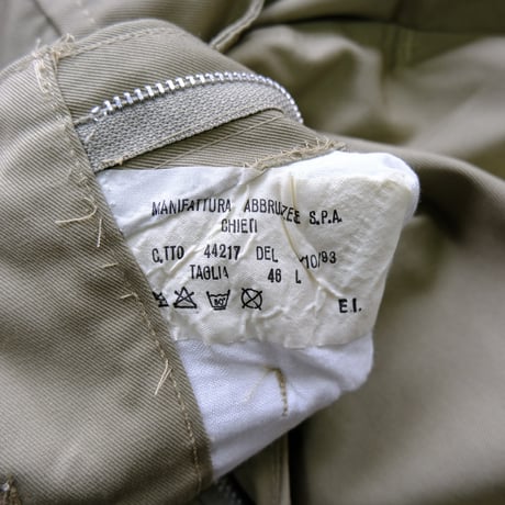 Italian army short pants