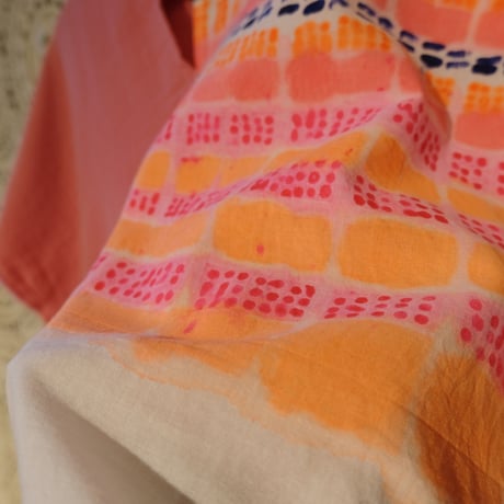 "画楽" original cotton tops