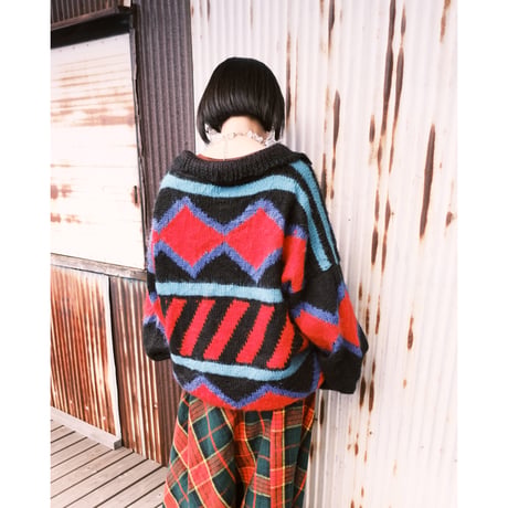 design knit cardigan